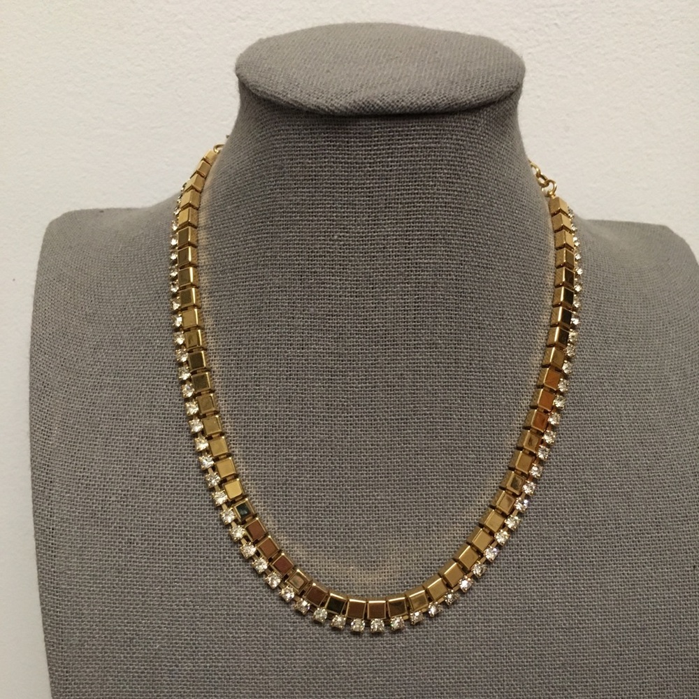 Stunning Vintage Rhinestone Necklace - Picture 6 of 7